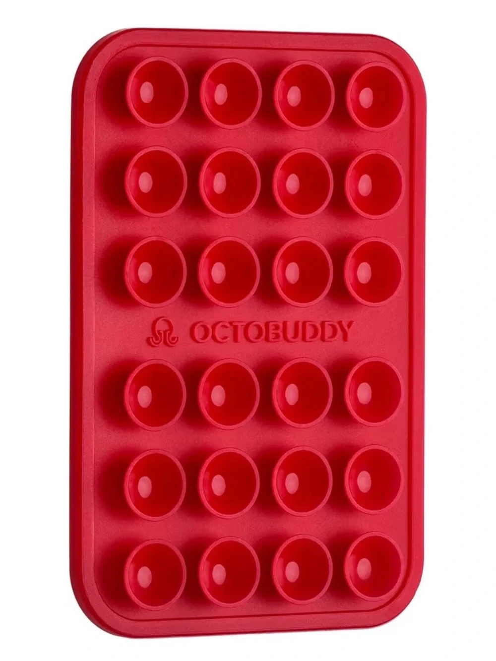 Red Magnetic Silicone Phone Grip Mount